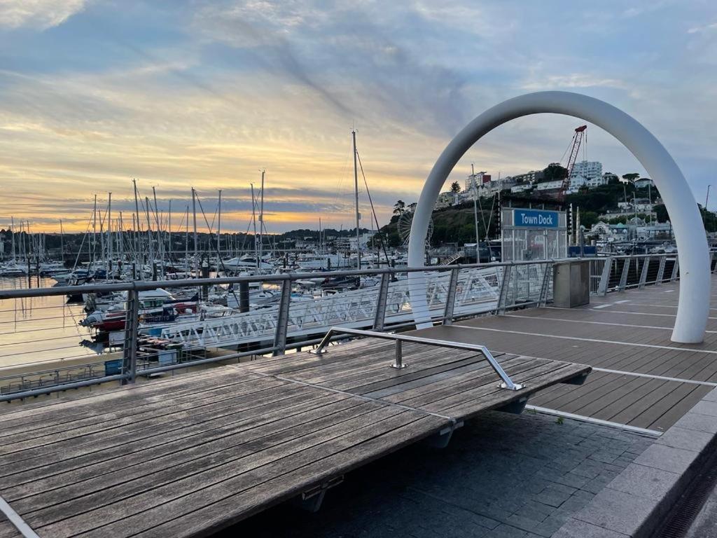 Harbour side, Garden Apartment Torquay Buitenkant foto
